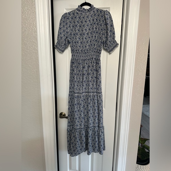 Max studio - blue floral maxi dress - Picture 5 of 5